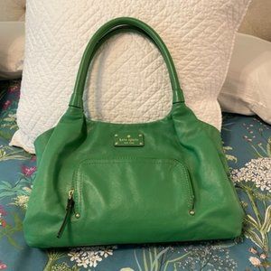 green Kate Spade purse